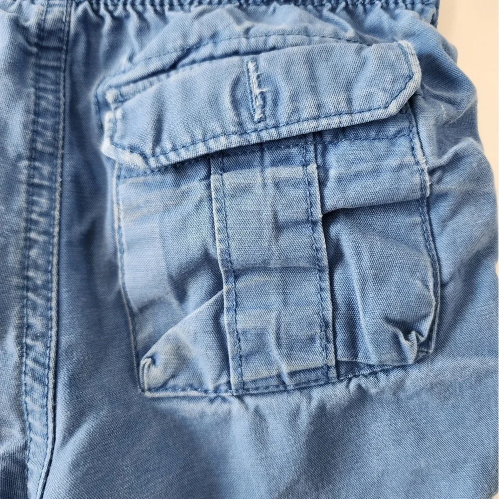 Kid's 2T Blue Shorts Elastic Waist Casual Summer‎ Cargo Playclothes Classic